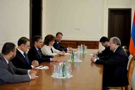 Президент Армении провел встречу с послами арабских стран, аккредитованных в стране